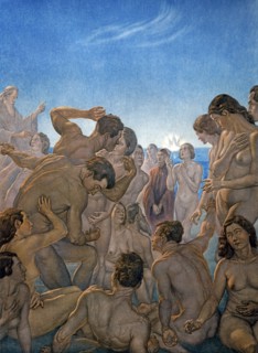 "The Divine Comedy", Purgatorio: Ante-Purgatory, Shore of the Island