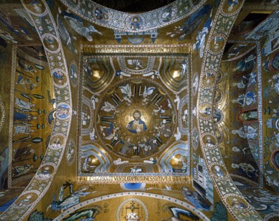 Coupole de la chapelle palatine de Palerme