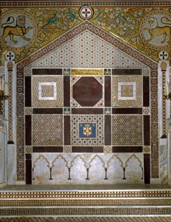Trône royal de la chapelle palatine de Palerme