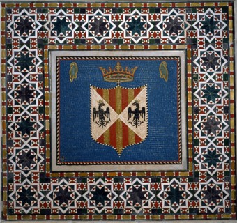 Trône royal de la chapelle palatine de Palerme (détail)