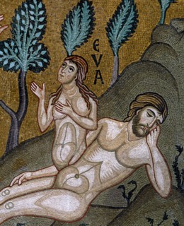 Chapelle palatine de Palerme
Mosaïque byzantine
La Genèse
Dieu crée Eve à partir d'une côte