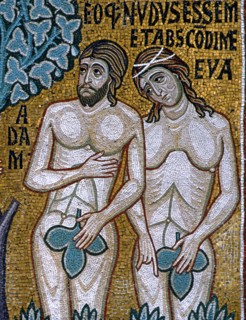 Chapelle palatine de Palerme
Mosaïque byzantine
La Genèse
Le péché originel
Adam et Eve après