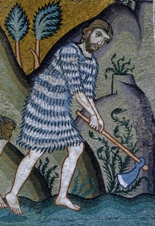 Chapelle palatine de Palerme
Mosaïque byzantine
La Genèse
Le péché originel
La douleur d'Eve,