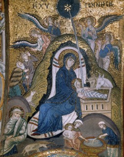Eglise Santa Maria dell'Ammiraglio, dite "La Martorana", à Palerme (Sicile)
Mosaïque byzantine de