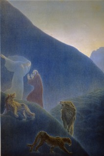 "La Divine Comédie", l'Enfer : Dante et Virgile attaqués par 3 fauves