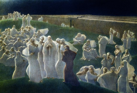 "La Divine Comédie", l'Enfer : Dante et Virgile dans les Limbes