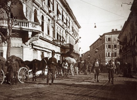 Libération de la ville de Gorizia en 1918