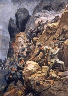Troupes italiennes en 1915