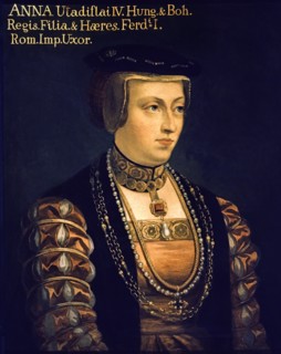 Anne Jagellon, épouse de l'archiduc d'Autriche Ferdinand 1er du Saint-Empire
