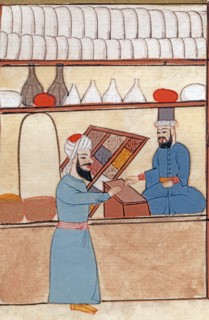 Marchands turcs du bazar de Constantinople