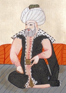 Bayezid II, sultan de l'Empire Ottoman de 1481 à 1512 (détail)