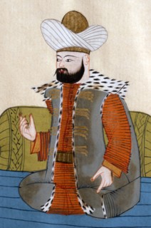 Bayezid 1er, sultan de l'Empire Ottoman de 1389 à 1402 (détail)
