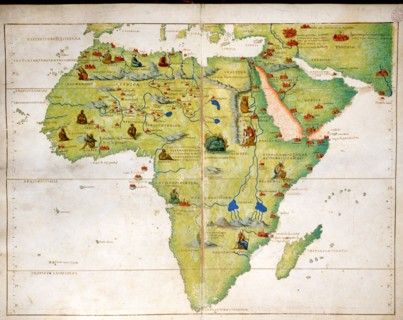 Carte du Continent africain