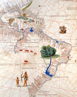 Carte de l'Océan Pacifique