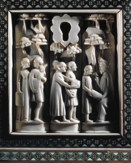 Coffret décoré de scènes de la vie de Pyrame et Thisbé