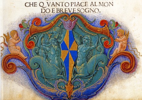 Incipit des Canzoniere de Pétrarque