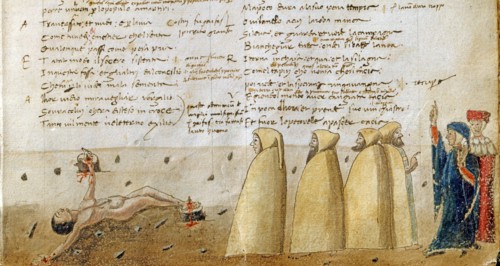 "La Divine Comédie", l'Enfer : le cortège des hypocrites, et Caïphas cloué au sol