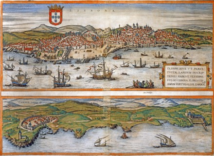 Views of the cities of Lisbon and Cascais