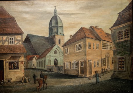 Warmholz, Street scene in Eisleben