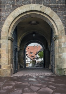 Portail du Château de la Wartburg à Eisenach