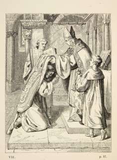 La vie de Martin Luther : Martin Luther ordonné prêtre au monastère des Augustiniens Ermites à Erfurt en 1507