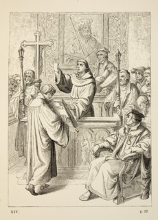 La vie de Martin Luther : Martin Luther reçoit le diplôme de Docteur en Théologie et professeur des Saintes Ecritures