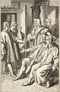 La vie de Martin Luther : Luther et ses collaborateurs accueillent les étudiants Suisses à Wittemberg