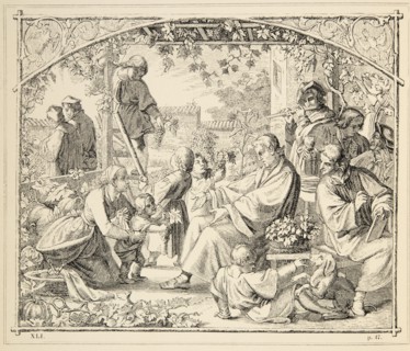 The life of Martin Luther: Martin Luther's private life, with his family and guests