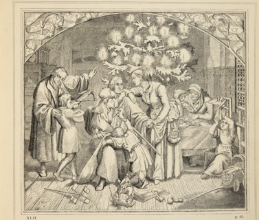 The life of Martin Luther: Luther with the family at Christmas
