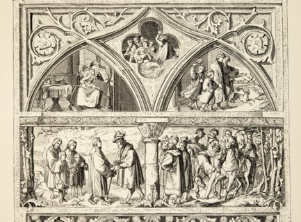La vie de Martin Luther : Luther quitte sa famille. Il est accueilli à la frontière par le Comte de Mansfeld