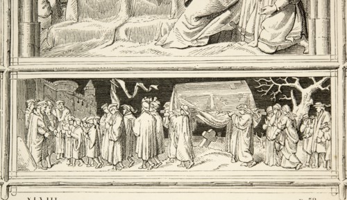 Martin Luther's Life: Dark procession taking Luther's coffin to the cemetery