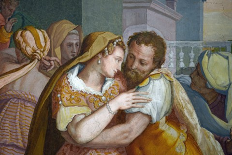 Allori, Ulysse retrouve Pénélope (détail)