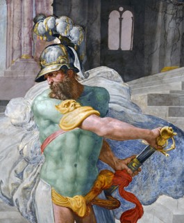Tibaldi, Ulysse et la magicienne Circé (détail)