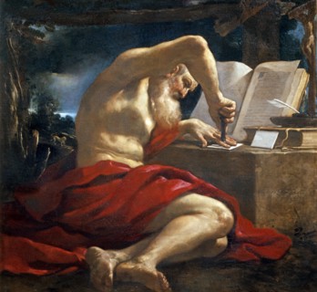 Le Guerchin, Saint Jérome scellant une lettre