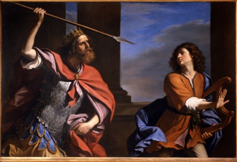 Guercino, Saul against David