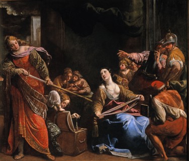 Tiarini, Achille et les filles de Lycomède