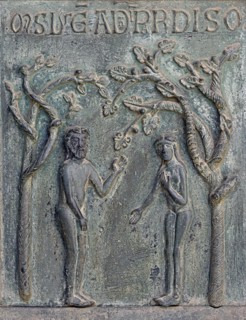 Détail du portail de la cathédrale Santa Maria Nuova de Monreale