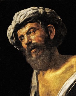 Battistello, Loth et ses filles (détail)