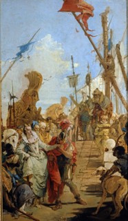 Tiepolo, La Rencontre d'Antoine et Cléopâtre