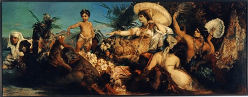 Makart, Cléopâtre voyageant sur le Nil