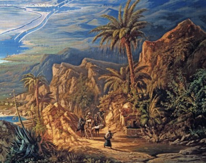Alberto Rieger, Le canal de Suez (détail)