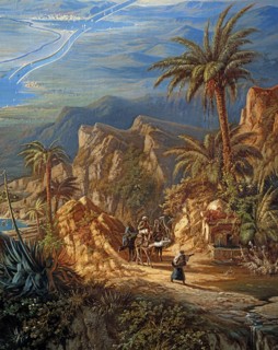 Alberto Rieger, Le canal de Suez (détail)