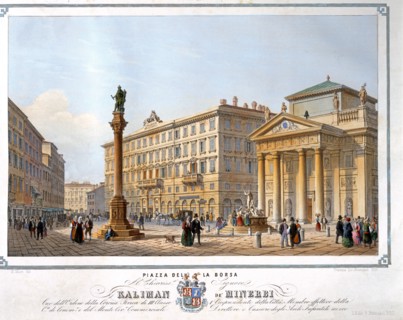Marco Moro, Vue de la Piazza della Borsa à Trieste