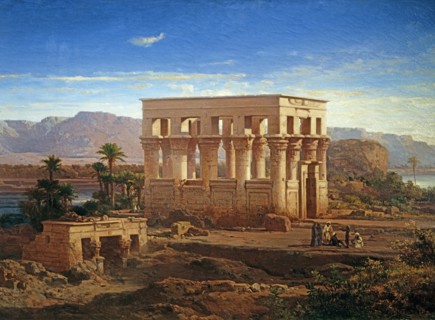 Bernhard Fiedler, Le temple de Philae