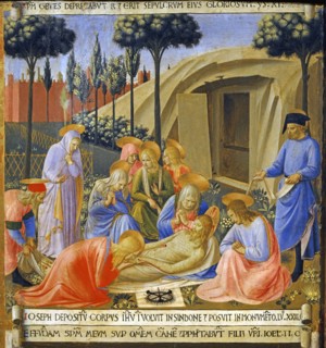 Fra Angelico, Lamentation sur le corps du Christ