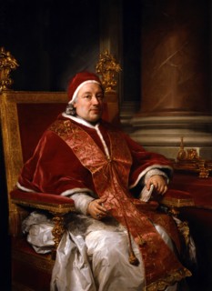 Mengs, Portrait du Pape Clément XIII Rezzonico