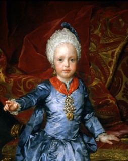 Mengs, L'Archiduc François-Etienne de Habsbourg Lorraine, futur empereur François Ier d'Autriche (détail)