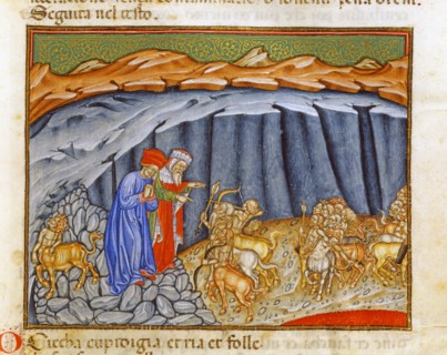 "La Divine Comédie", L'Enfer : Dante et Virgile rencontrent les Centaures