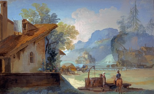 Giuseppe Bernardino Bison, Servante au puits