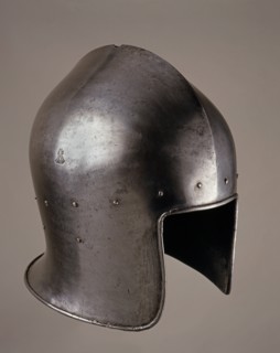 Casque barbute de l'armure de Galeazzo D'Arco